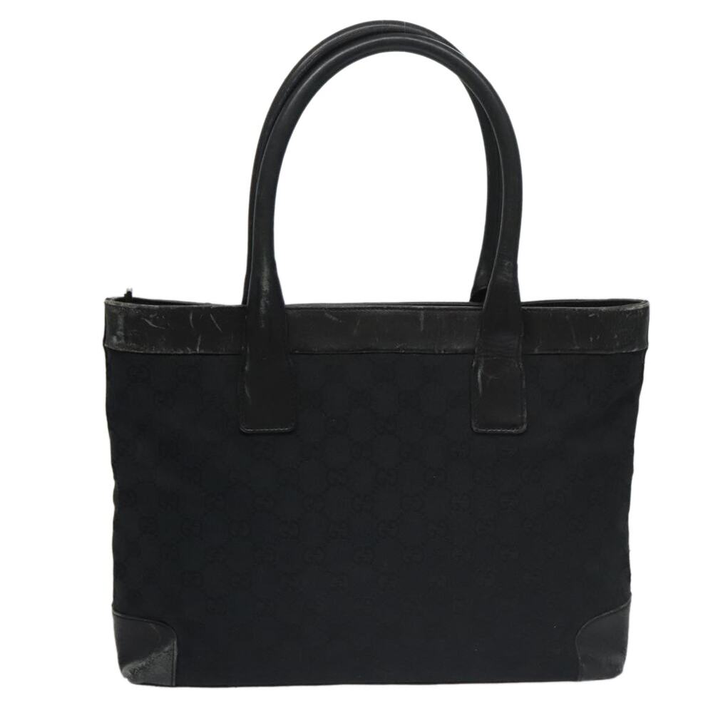 GUCCI GG Canvas Hand Bag Black - Picture 3 of 16